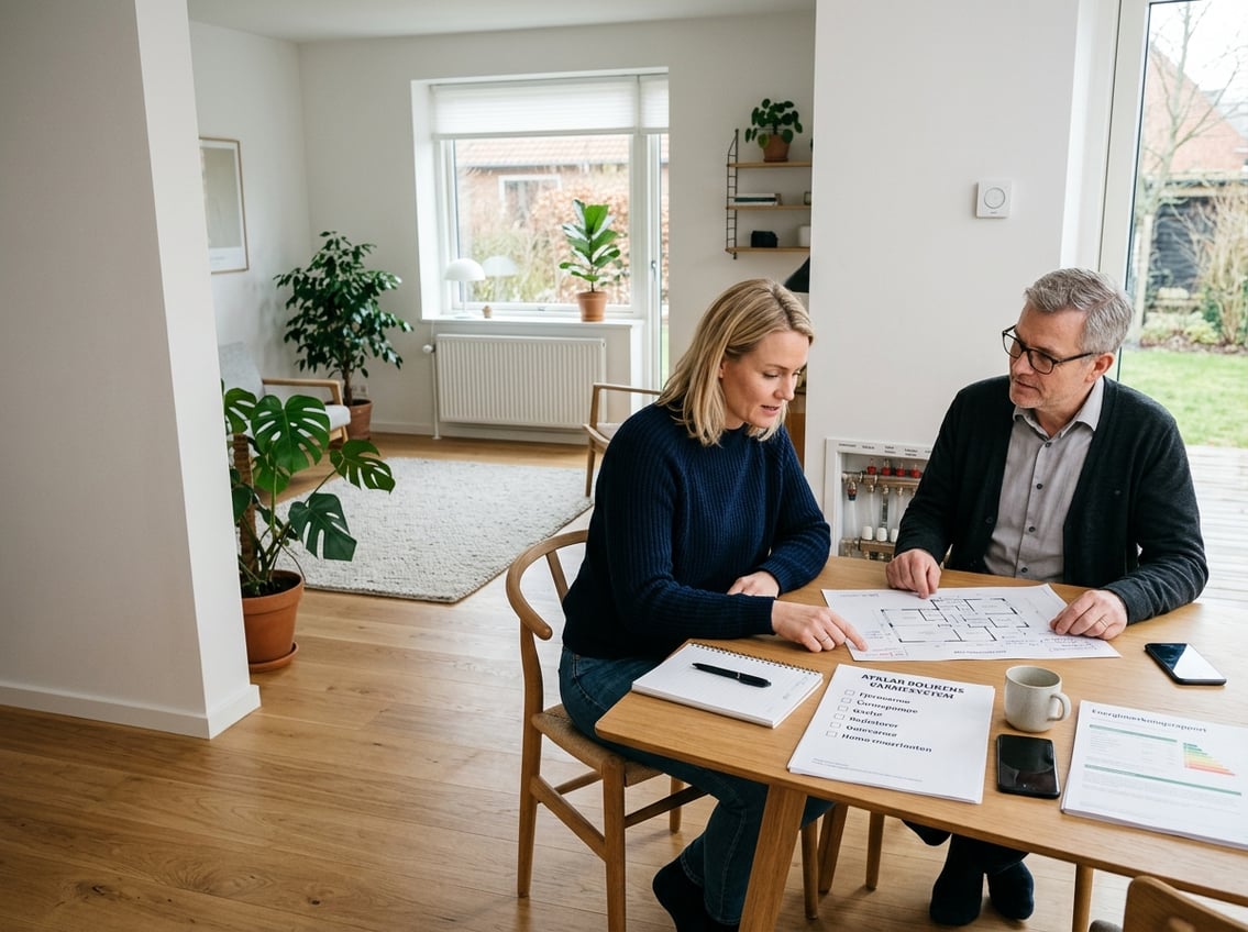 Før du indhenter tilbud bør du afklare boligens varmesystem